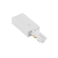 WAC Lighting LLE-WT - L Track Live End Connector