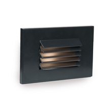 WAC Lighting 4051-30BK - LED Low Voltage Horizontal Louvered Step and Wall Light