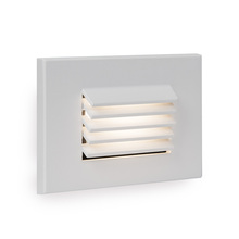 WAC Lighting 4051-30WT - LED Low Voltage Horizontal Louvered Step and Wall Light