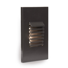 WAC Lighting 4061-30BZ - LED Low Voltage Vertical Louvered Step and Wall Light