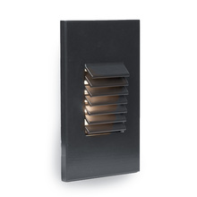 WAC Lighting WL-LED220-C-BK - LED Vertical Louvered Step and Wall Light