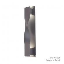 Modern Forms Luminaires WS-W5620-GH - Twist Outdoor Wall Sconce Light