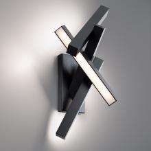 Modern Forms Luminaires WS-W64824-BK - Chaos Outdoor Wall Sconce Light