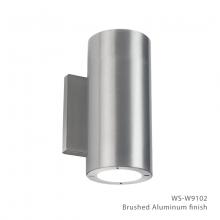 Modern Forms Luminaires WS-W9102-AL - VESSEL 8IN UP AND DOWN LIGHT 3000K