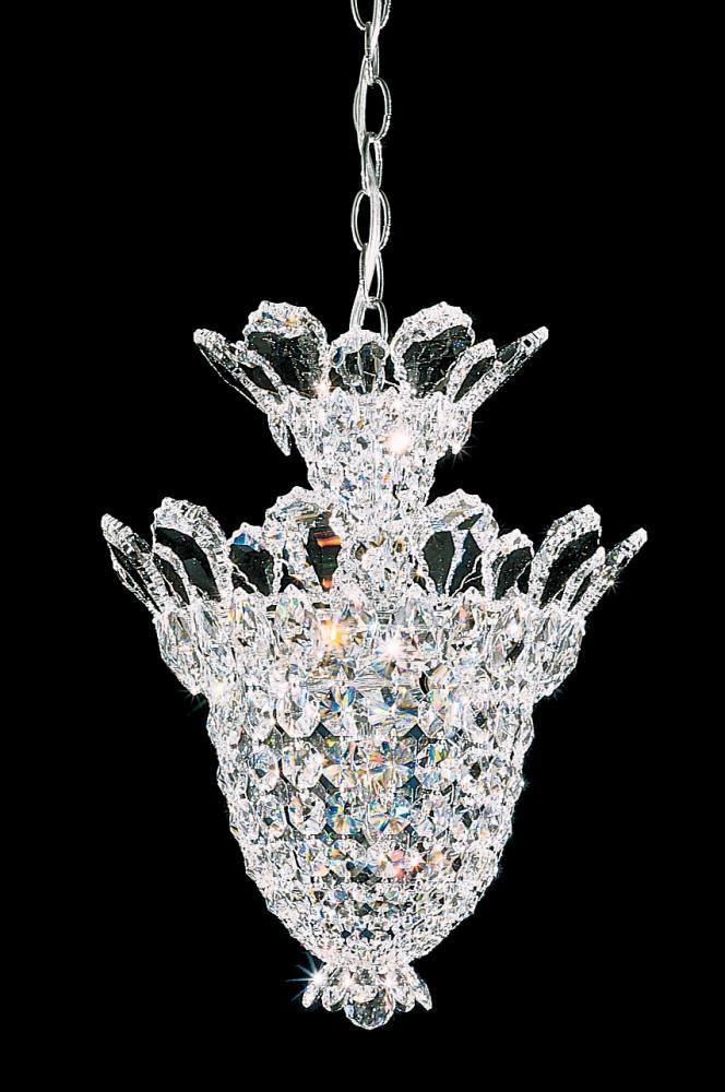 Trilliane 5 Light 110V Chandelier in Silver with Clear Crystals From Swarovski?