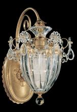 Schonbek 1870 1240-76 - Bagatelle 1 Light 120V Wall Sconce in Heirloom Bronze with Clear Heritage Handcut Crystal