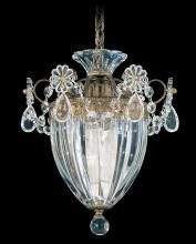 Schonbek 1870 1241-22 - Bagatelle 1 Light 120V Mini Pendant in Heirloom Gold with Clear Heritage Handcut Crystal
