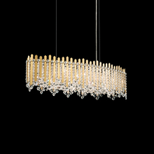 Schonbek 1870 MX8340N-301S - Chatter 12 Light 120V Linear Pendant in Gold Mirror with Clear Crystals from Swarovski