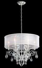 Schonbek 1870 FE7066N-48H1 - Filigrae 6 Light 120V Chandelier in Antique Silver with Clear Heritage Handcut Crystal and White S
