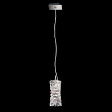 Schonbek 1870 STW410N-SS1S - Glissando 12in LED 120V Mini Pendant in Stainless Steel with Clear Crystals from Swarovski