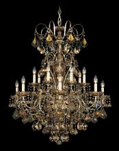 Schonbek 1870 3658-48H - New Orleans 14 Light 120V Chandelier in Antique Silver with Clear Heritage Handcut Crystal