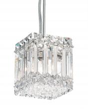 Schonbek 1870 2245S - Quantum 2 Light 120V Mini Pendant in Polished Stainless Steel with Clear Crystals from Swarovski