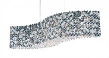 Schonbek 1870 RE3214S - Refrax 13 Light 120V Linear Pendant in Polished Stainless Steel with Clear Crystals from Swarovski