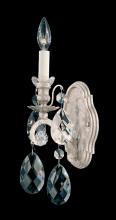 Schonbek 1870 3756-51 - Renaissance 1 Light 120V Wall Sconce in Black with Clear Heritage Handcut Crystal