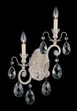 Schonbek 1870 3758-51 - Renaissance 2 Light 120V Right Wall Sconce in Black with Clear Heritage Handcut Crystal
