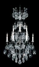 Schonbek 1870 3780-51 - Renaissance 10 Light 120V Chandelier in Black with Clear Heritage Handcut Crystal