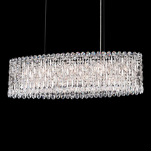 Schonbek 1870 RS8340N-06H - Sarella 12 Light 120V Linear Pendant in White with Clear Heritage Handcut Crystal
