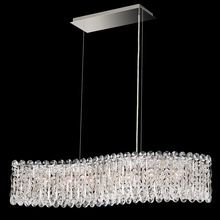 Schonbek 1870 RS8346N-401S - Sarella 7 Light 120V Linear Pendant in Polished Stainless Steel with Clear Crystals from Swarovski