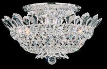 Schonbek 1870 5867S - Trilliane 8 Light 110V Close to Ceiling in Silver with Clear Crystals From Swarovski?