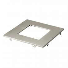 Kichler DLTSL06SNI - Direct-to-Ceiling Slim Decorative Trim 6 inch Square Brushed Nickel