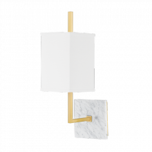 Mitzi by Hudson Valley Lighting H700101-AGB - Mikaela Wall Sconce