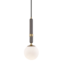 Mitzi by Hudson Valley Lighting H289701S-AGB - Brielle Pendant