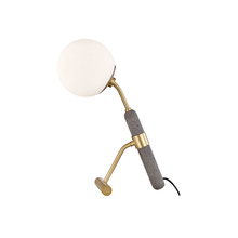 Mitzi by Hudson Valley Lighting HL289201-AGB - 1 Light Table Lamp