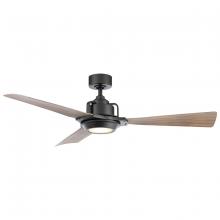 Modern Forms Smart Fans FR-W1817-56L-MB/BW - Osprey Downrod ceiling fan