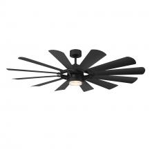 Modern Forms Smart Fans FR-W2201-65L-MB - Wyndmill Downrod ceiling fan