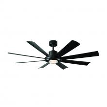 Modern Forms Smart Fans FR-W2303-60L-MB - Aura Downrod ceiling fan