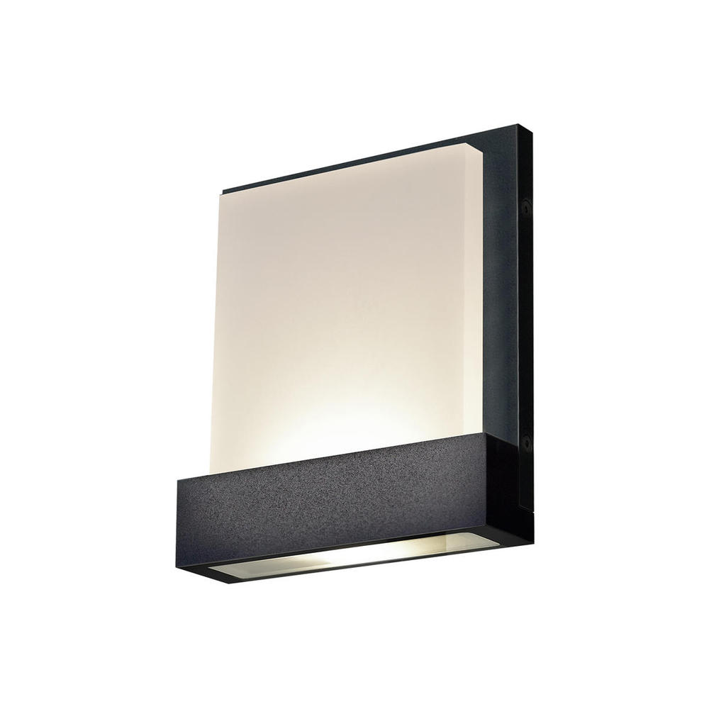 Guide 7-in Black LED Wall Sconce
