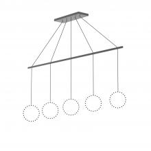 Kuzco Lighting CNL5AC-GH - Marquee Graphite Linear Pendant Canopy System
