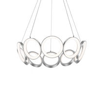 Kuzco Lighting CH94829-AS - Oros 29-in Antique Silver LED Chandeliers
