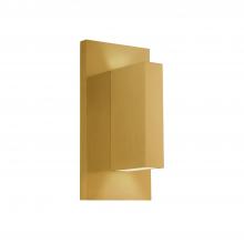 Kuzco Lighting WS22109-BG - Vista 9-in Brushed Gold LED Wall Sconce