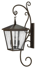 Hinkley Lighting 1439RB - Double Extra Large Wall Mount Lantern with Scroll