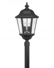 Hinkley Lighting 1677BK-LV - Large Post Top or Pier Mount Lantern 12v