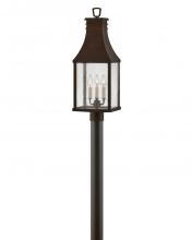 Hinkley Lighting 17461BLC - Large Post Top or Pier Mount Lantern