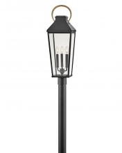 Hinkley Lighting 17501BK - Large Post Top or Pier Mount Lantern