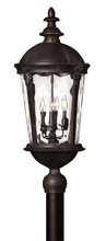 Hinkley Lighting 1891BK - Large Post Top or Pier Mount Lantern