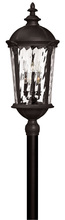 Hinkley Lighting 1921BK - Extra Large Post Top or Pier Mount Lantern