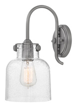 Hinkley Lighting 31700AN - Cylinder Glass Single Light Sconce
