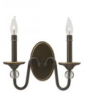 Hinkley Lighting 4952LZ - Small Two Light Sconce