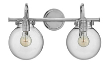 Hinkley Lighting 50024CM - Globe Glass Two Light Vanity