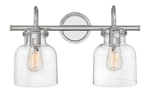Hinkley Lighting 50122CM - Small Cylinder Glass Two Light Vanity