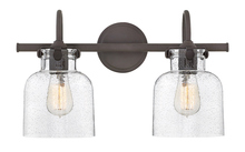 Hinkley Lighting 50122OZ - Small Cylinder Glass Two Light Vanity