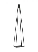 VC Modern TECH Lighting SLOFL10927BK - The Apex Outdoor 1-Light Wet Rated Integrated Dimmable LED X-Large Floor Lamp in Black
