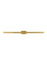 VC Modern TECH Lighting 700DES36NB-LED930-277 - Dessau Modern Dimmable LED 36 Picture Light in a Natural Brass/Gold Colored Finish