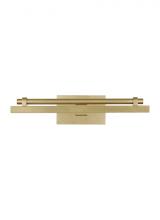 VC Modern TECH Lighting SLPC11430NB - The Kal 12-inch Damp Rated 1-Light Integrated Dimmable LED Picture Light in Natural Brass
