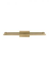 VC Modern TECH Lighting SLPC11530NB - The Kal 18-inch Damp Rated 1-Light Integrated Dimmable LED Picture Light in Natural Brass