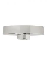 VC Modern TECH Lighting 700SHLCNPY5N - Modern Line-Voltage Shallow Canopy in a Polished Nickel/Silver Colored Finish